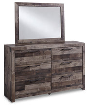 Load image into Gallery viewer, Derekson Queen Panel Bed with Mirrored Dresser, Chest and 2 Nightstands
