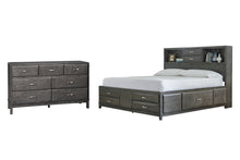 Load image into Gallery viewer, Caitbrook Queen Storage Bed with 8 Storage Drawers with Dresser
