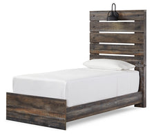 Load image into Gallery viewer, Drystan Twin Panel Bed with Mirrored Dresser, Chest and 2 Nightstands
