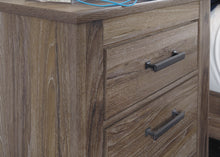 Load image into Gallery viewer, Zelen Queen Panel Bed with Mirrored Dresser and 2 Nightstands
