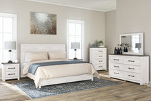 Load image into Gallery viewer, Gerridan King Panel Bed with Mirrored Dresser
