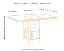 Load image into Gallery viewer, Haddigan Counter Height Dining Table and 6 Barstools
