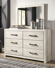 Load image into Gallery viewer, Cambeck Queen Panel Bed with Mirrored Dresser and Nightstand
