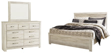 Load image into Gallery viewer, Bellaby Queen Panel Bed with Mirrored Dresser
