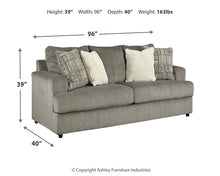 Load image into Gallery viewer, Soletren Sofa, Loveseat, Chair and Ottoman
