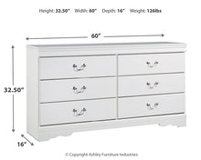 Load image into Gallery viewer, Anarasia Full Sleigh Headboard with Dresser
