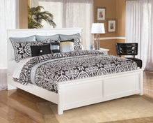 Load image into Gallery viewer, Bostwick Shoals King Panel Bed with Mirrored Dresser
