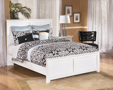 Load image into Gallery viewer, Bostwick Shoals Queen Panel Bed with Mirrored Dresser and 2 Nightstands
