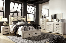 Load image into Gallery viewer, Cambeck  Panel Bed With 2 Storage Drawers With Mirrored Dresser, Chest And 2 Nightstands
