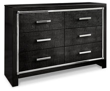 Load image into Gallery viewer, Kaydell King Upholstered Panel Bed with Dresser
