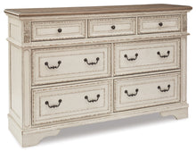 Load image into Gallery viewer, Realyn California King Upholstered Panel Bed with Dresser
