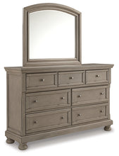 Load image into Gallery viewer, Lettner Queen Sleigh Bed with 2 Storage Drawers with Mirrored Dresser, Chest and Nightstand
