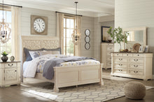 Load image into Gallery viewer, Bolanburg Queen Panel Bed with Mirrored Dresser and Chest
