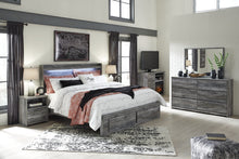 Load image into Gallery viewer, Baystorm King Panel Bed with 2 Storage Drawers with Dresser
