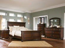 Load image into Gallery viewer, Porter Queen Panel Bed with Mirrored Dresser, Chest and 2 Nightstands
