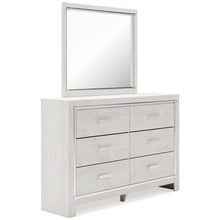 Load image into Gallery viewer, Altyra Queen Panel Bookcase Bed with Mirrored Dresser

