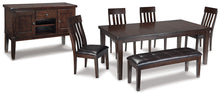 Load image into Gallery viewer, Haddigan Dining Table and 4 Chairs and Bench with Storage
