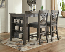 Load image into Gallery viewer, Caitbrook Counter Height Dining Table and 2 Barstools
