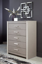 Load image into Gallery viewer, Surancha Queen Panel Bed with Mirrored Dresser, Chest and 2 Nightstands
