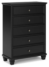 Load image into Gallery viewer, Lanolee Full Panel Bed with Mirrored Dresser, Chest and 2 Nightstands

