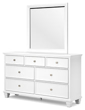 Load image into Gallery viewer, Fortman California King Panel Bed with Mirrored Dresser and Chest
